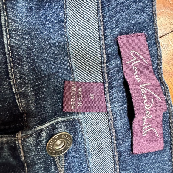 GLORIA Vanderbilt Amanda Blue Size 8 Petite EUC - Picture 3 of 6